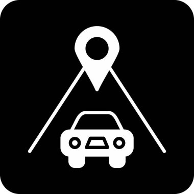 Harita işaretleyici simgesi, vektör illüstrasyonu