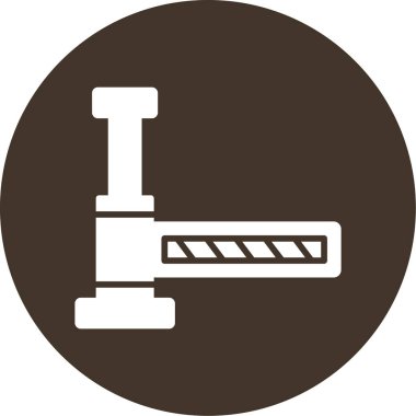 Çekiç ikonu vektör illüstrasyonu