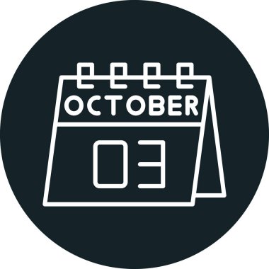 Takvim. Web simgesi basit illüstrasyon