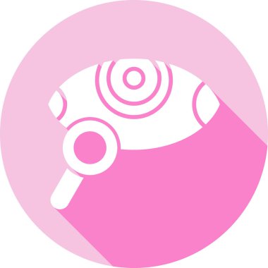 Bir robot simgesinin vektör illüstrasyonu