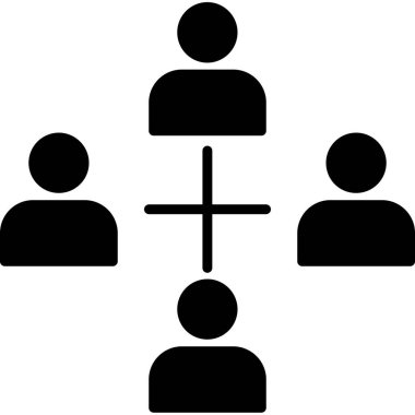 Grup simge vektör çizim