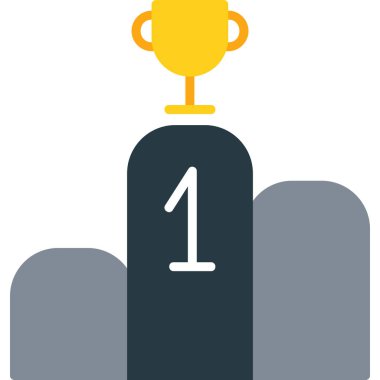 Şampiyon düz renkli simge