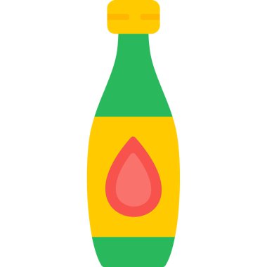 şişe simgesi vektör illüstrasyonu