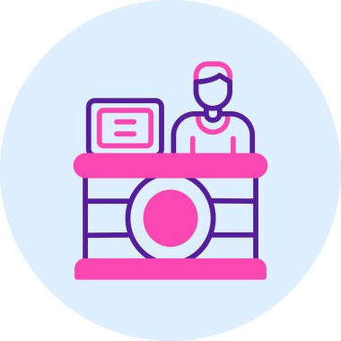 İnsan simgesinin vektör illüstrasyonu