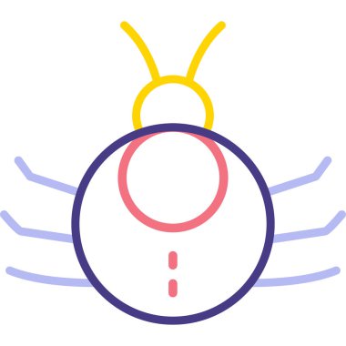 Güneş. Web simgesi basit illüstrasyon