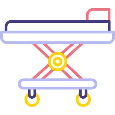 tren. Web simgesi basit illüstrasyon