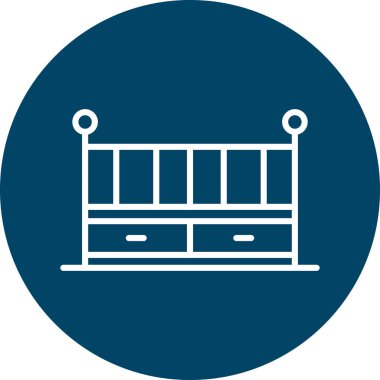 yatak vektörü renk simgesi