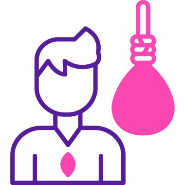 Erkek simgesi, vektör illüstrasyonu basit tasarım