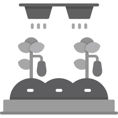 Modern bir bitkinin vektör çizimi