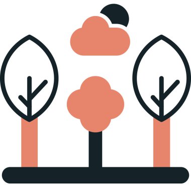 Bulut. Web simgesi basit illüstrasyon