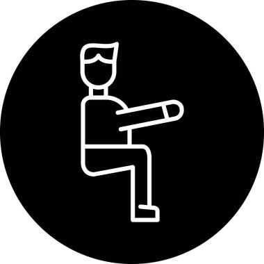 Vektör Adam Simgesi illüstrasyonu