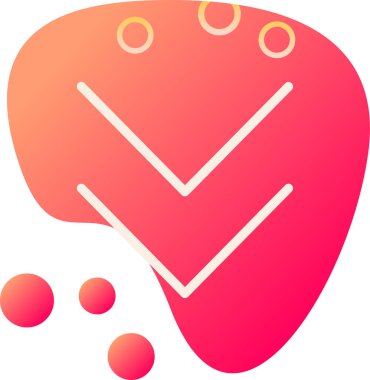 Basit vektör çizimi aşkı