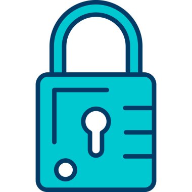 ikon vektör illüstrasyonunu kilitle