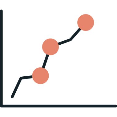 iş grafiği vektör illüstrasyonu