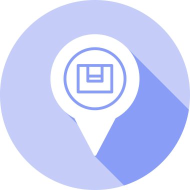 harita gezinme konumu simgesi ana hat biçiminde