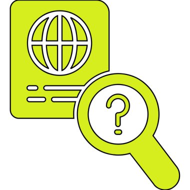 Arama simgesi, vektör illüstrasyonu