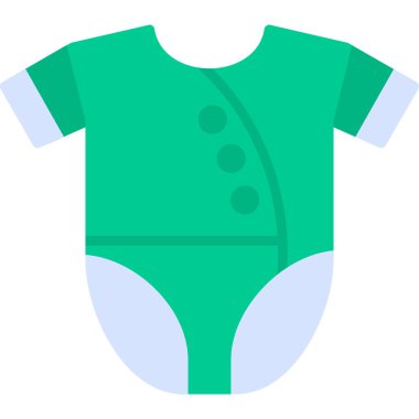 Bebek giysileri vektör simgesi