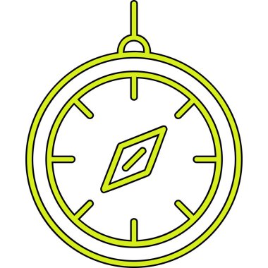compass modern icon, vector illustration