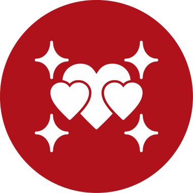 Kalp simge vektör tasarımı