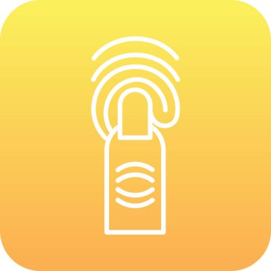 Eşsiz kablosuz kablosuz vektör simgesi