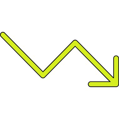 Basit bir okun el çizimi karalaması