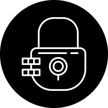 ikon vektör illüstrasyonunu kilitle