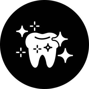 Diş simgesi, vektör illüstrasyonu