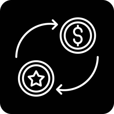 Para değişimi. Basit tasarım