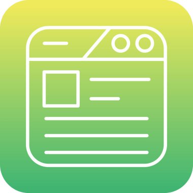 Vektör belgesi Simge illüstrasyonu