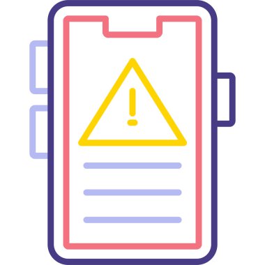 İşaretli belge. vektör illüstrasyonu