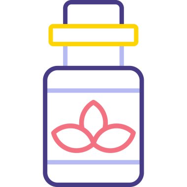 şişe simgesi, vektör illüstrasyonu