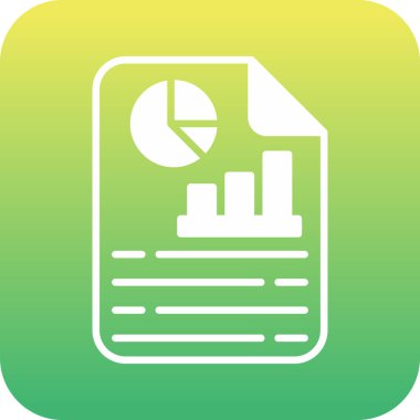 iş grafiği çizelgesi vektörü yeşil