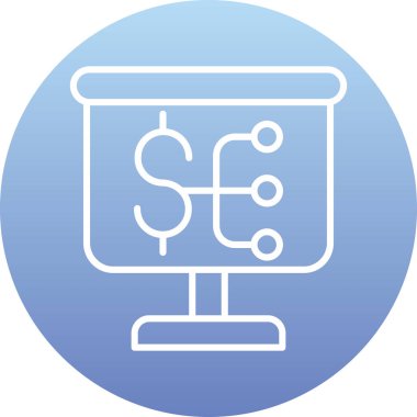 seo modern simgesinin vektör illüstrasyonu