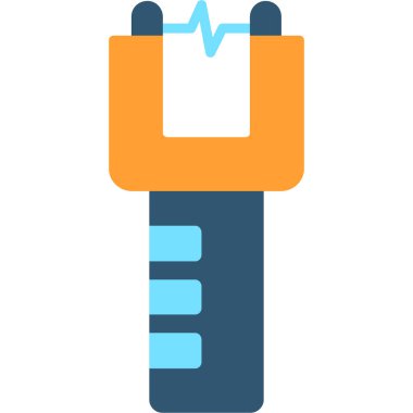 tıbbi düz vektör simgesi