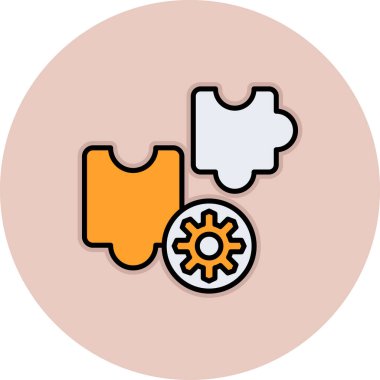 Web ve mobil için vektör ayarı simgesi