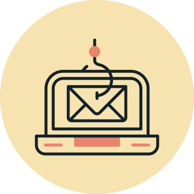 E-posta. Web simgesi basit illüstrasyon