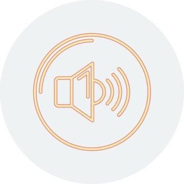 Modern radyo simgesinin vektör illüstrasyonu