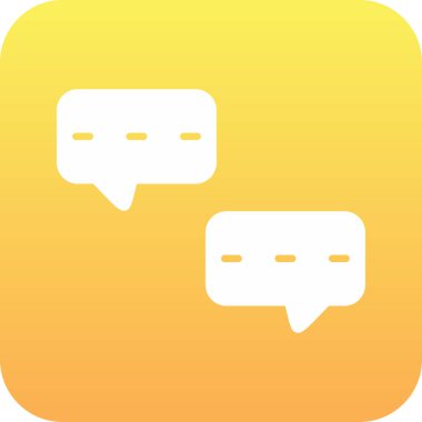 vektör konuşma balonu simgesi.