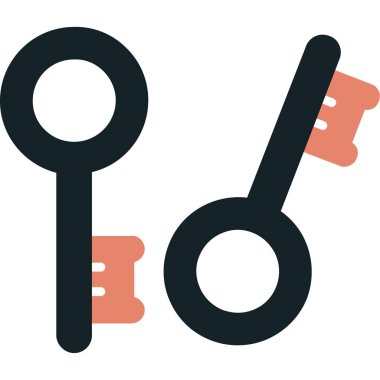 tuş kilidi vektör simgesi