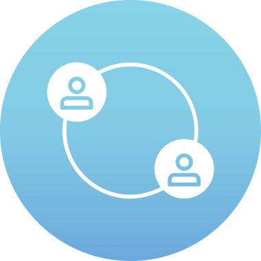 İnsan simgesinin vektör illüstrasyonu