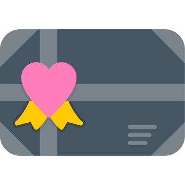 Hediye. Web simgesi basit illüstrasyon