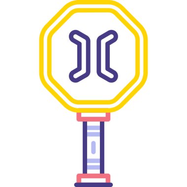 Trafik ışığı simgesi vektör illüstrasyonu