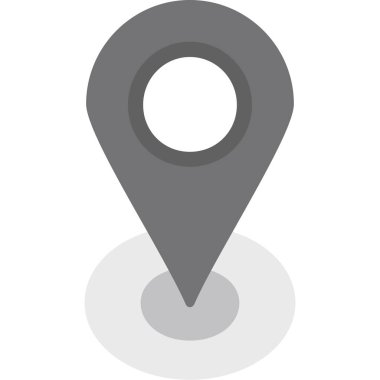 gps konum belirleyici simgesi katı biçimli