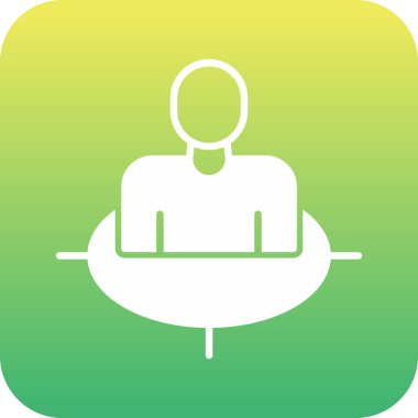 Modern b 'nin vektör illüstrasyonu eksik simgesi