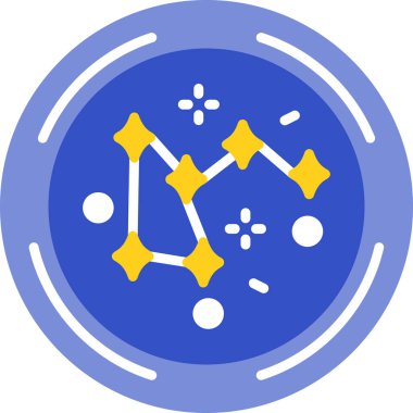 Yıldızlar. Web simgesi vektör illüstrasyonu