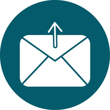 E-posta. Web simgesi basit illüstrasyon