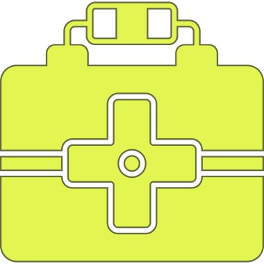 evrak çantası ikonu vektör illüstrasyonu