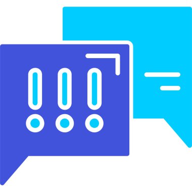 Konuş. Web simgesi basit illüstrasyon