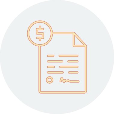 belge vektör simgesi modern basit tasarım çizimi