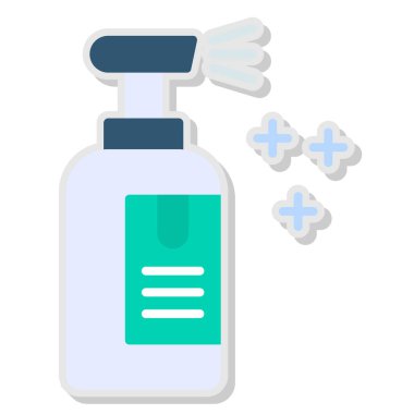 Sprey şişe, düz vektör simgesi tasarımı